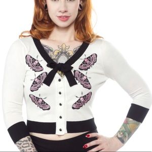 Sourpuss Dead Moth Cardigan